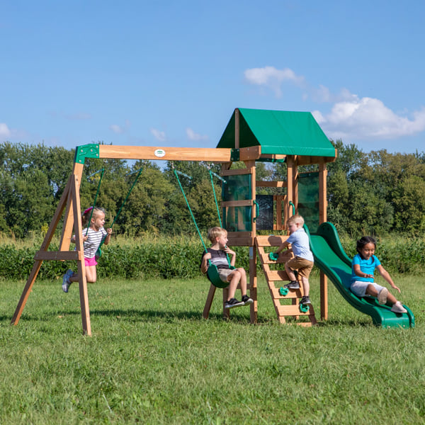 Backyard Discovery Buckley Hill Cedar Swing Set