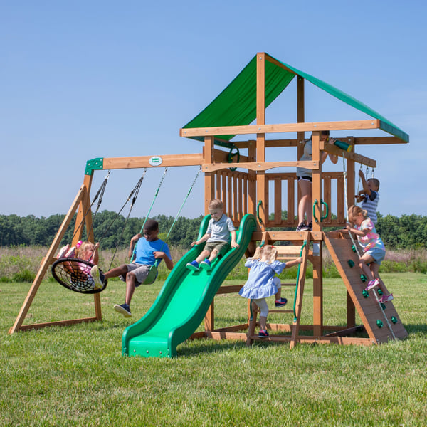 Backyard Discovery Grayson Peak Cedar Swing Set
