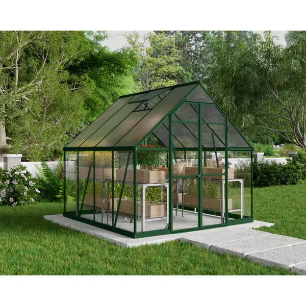 Canopia by Palram Balance 8 ft. x 8 ft. Hybrid Polycarbonate Greenhouse Kit