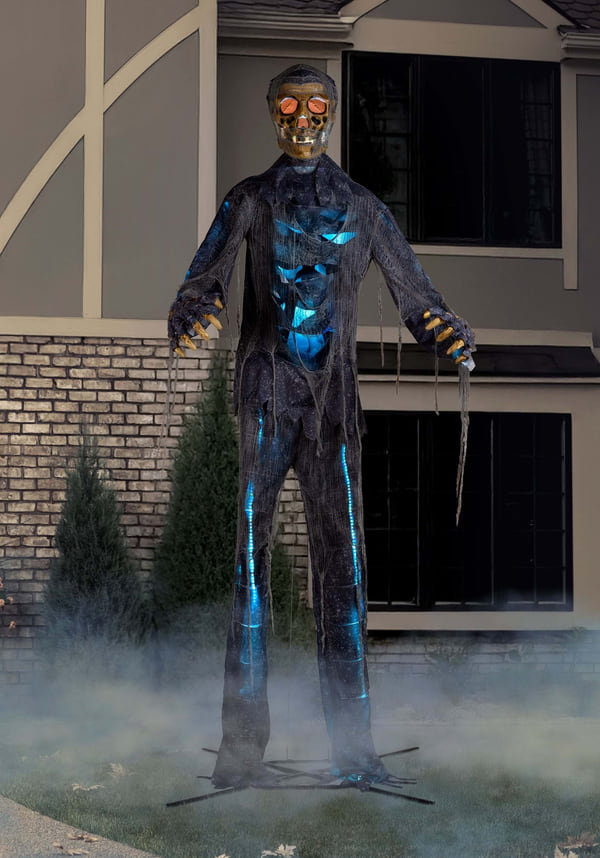 Gemmy 12 ft Lighted Zombie Animatronic Decoration