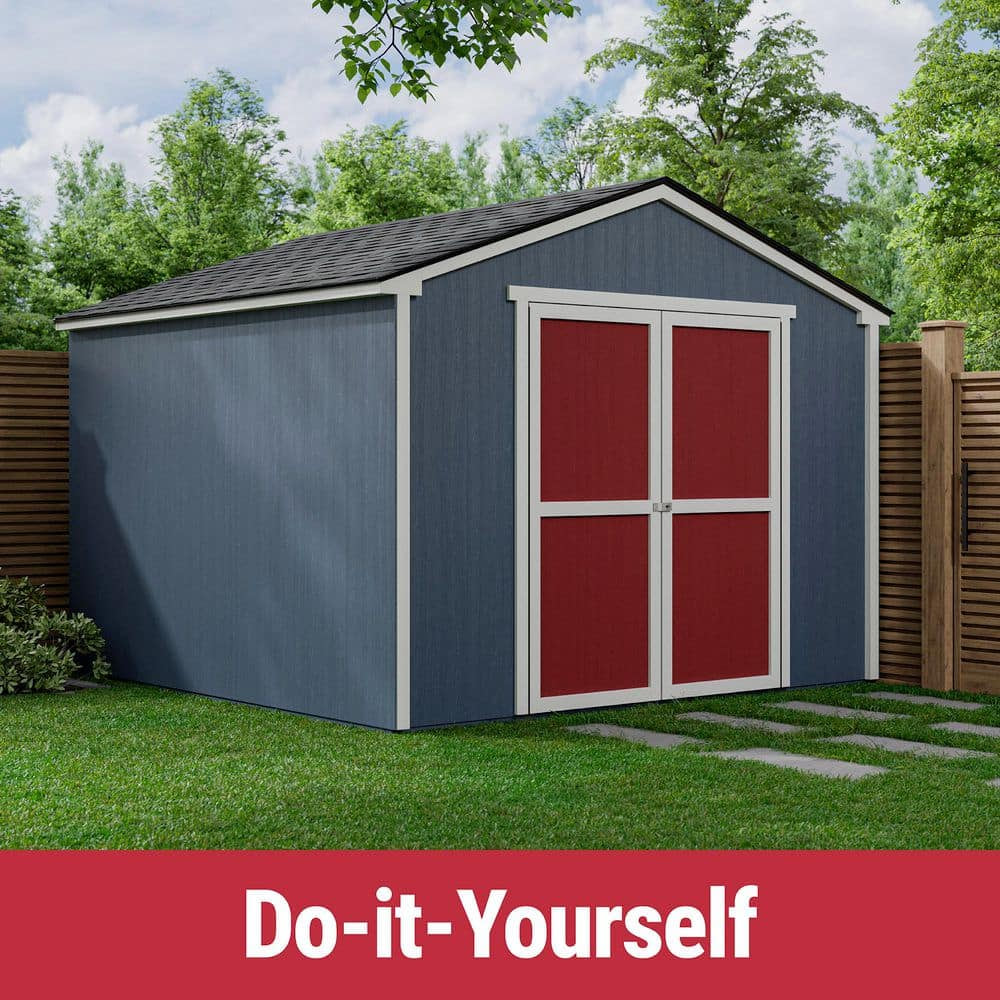 Handy Home Products Princeton 10 ft. x 10 ft. DIY Wood Storage Shed