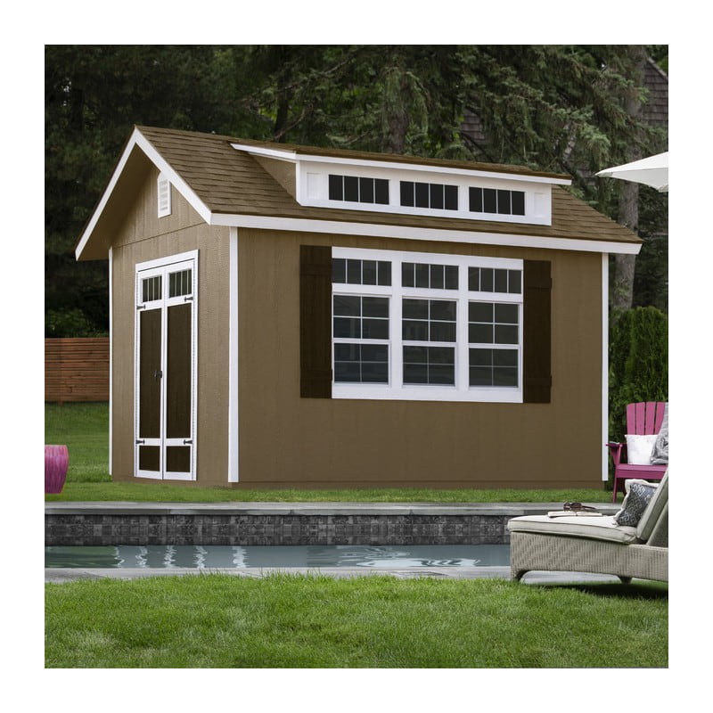 Handy Home Products Windemere 10 ft. x 12 ft. Do-It-Yourself Wood Storage Shed with Floor