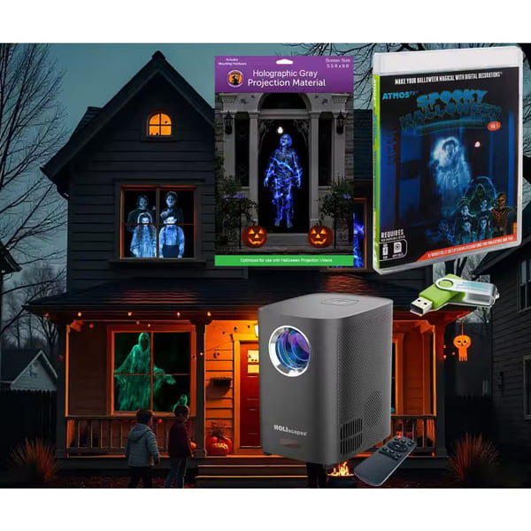 HoliScapes AtmosFX Spooky Halloween Hollusion Projector Kit