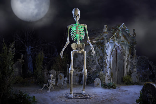 Home Accents Holiday 12 ft App-Controlled Giant-Sized Skelly (2026)