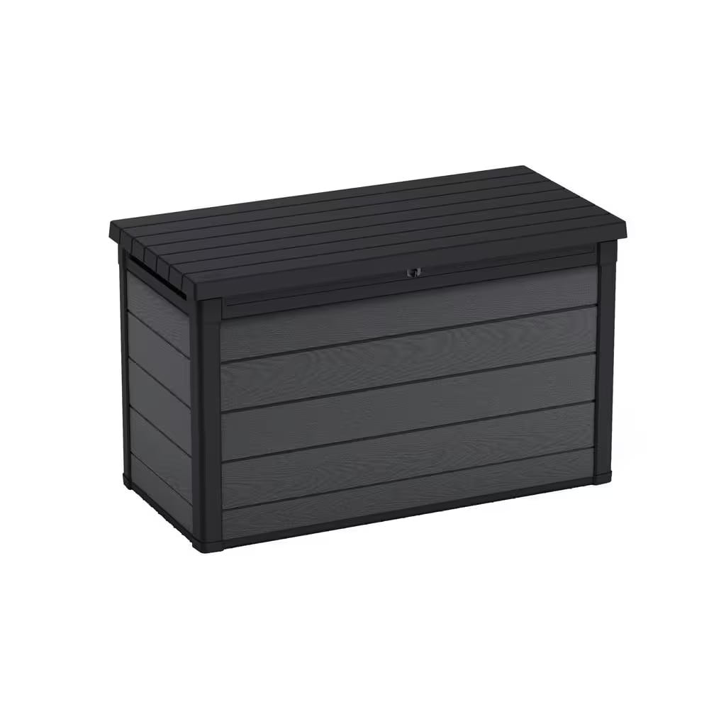 Keter Cortina 200-Gallon Resin Deck Box, Graphite