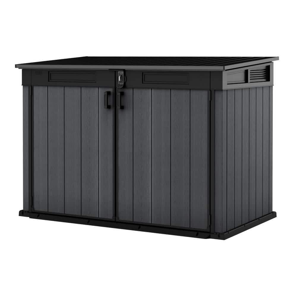 Keter Cortina Mega Horizontal Storage Shed, Graphite