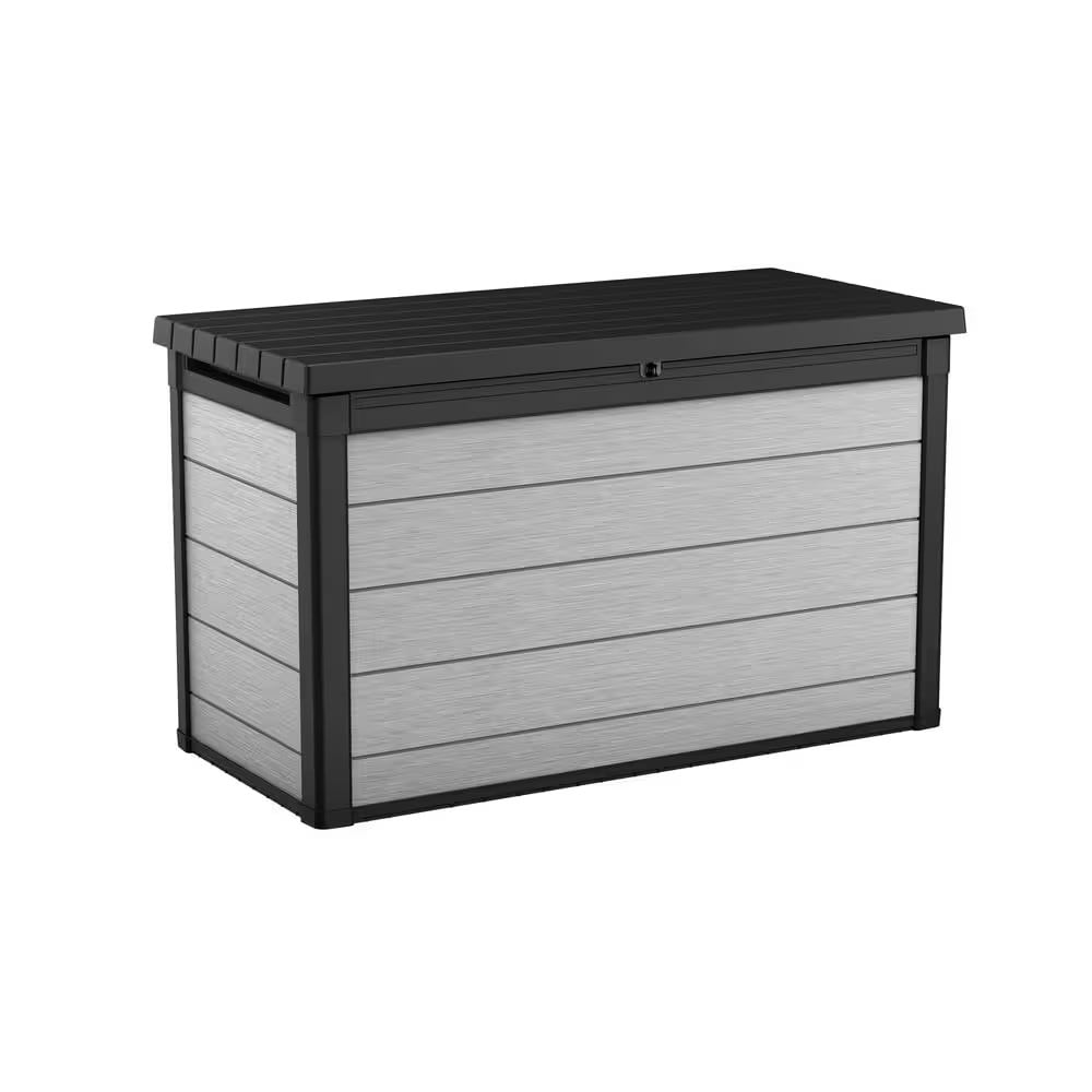 Keter Denali 200-Gallon Resin Deck Box, Grey