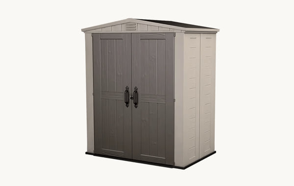 Keter Factor 6 ft. x 3 ft. Resin Outdoor Storage Shed