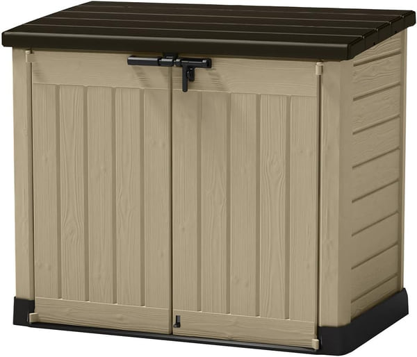 Keter Store-It-Out MAX 4.8 x 2.7 ft Horizontal Resin Storage Shed (42 cu ft)