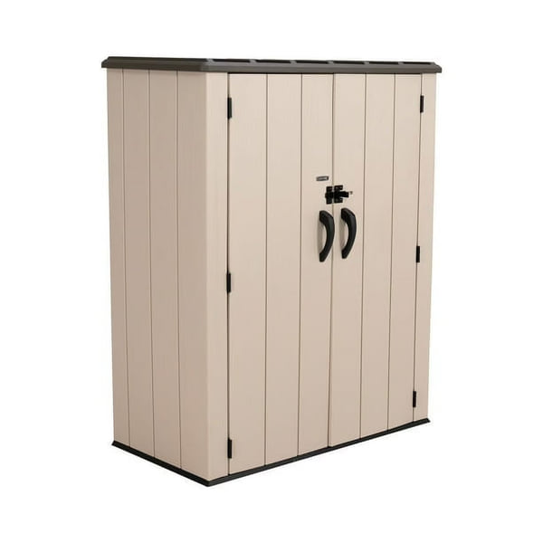 Lifetime 53 cu ft Vertical Polyethylene Storage Shed