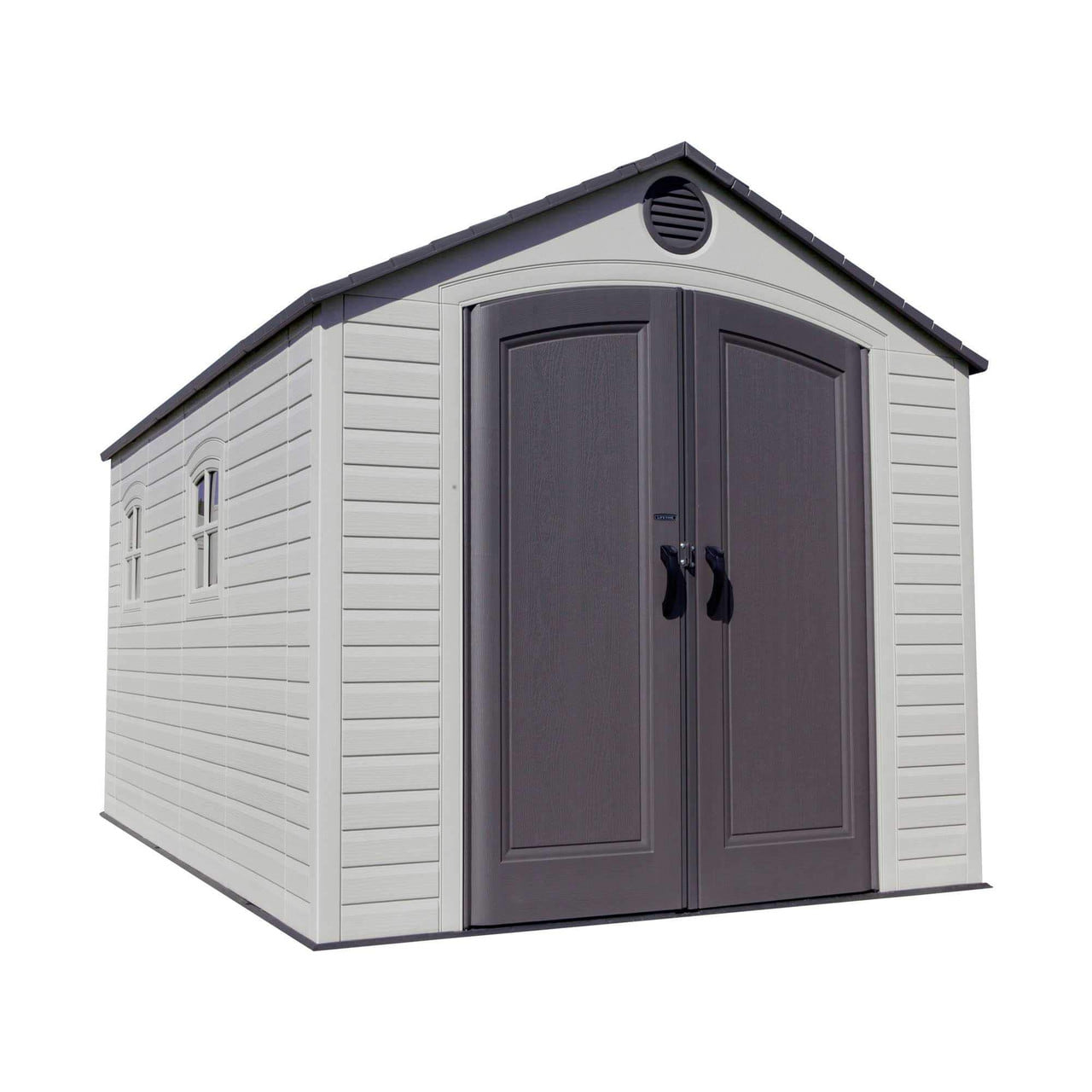 Lifetime 8 ft. x 15 ft. Outdoor Storage Shed, Desert Sand