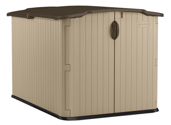 Suncast Glidetop 6 ft. 8 in. x 4 ft. 10 in. Horizontal Resin Storage Shed (98 cu. ft.)