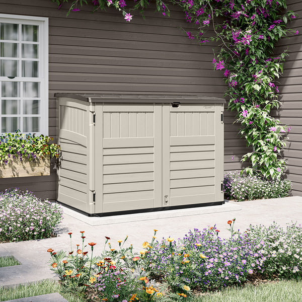 Suncast Stow-Away 70 cu. ft. Horizontal Storage Shed