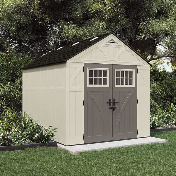 Suncast Tremont 8 ft. x 10 ft. Resin Storage Shed