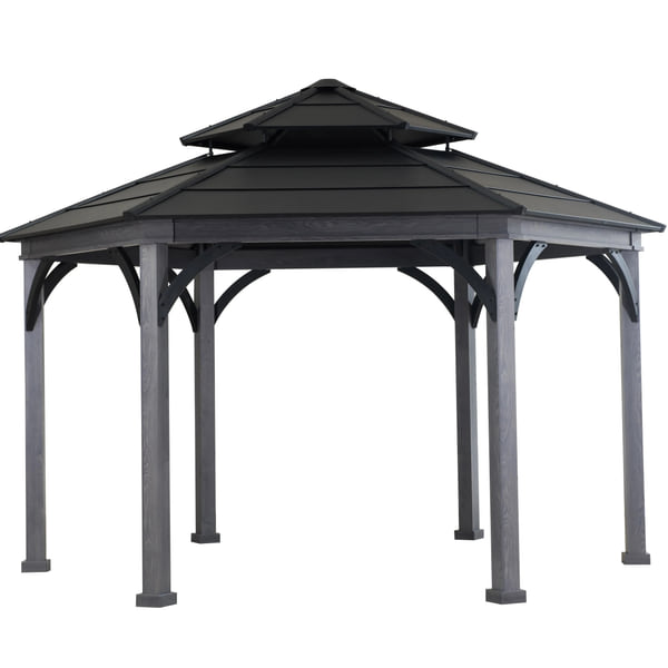 Sunjoy Ashland 14.6' x 14.6' Hexagonal Gazebo